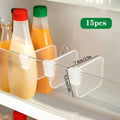 Séparateurs de Réfrigérateur Transparents - Diviseurs Ajustables pour Frigo & Placards