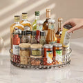 Rangement de Cuisine Rotatif 360° - Organisateur Épices & Condiments