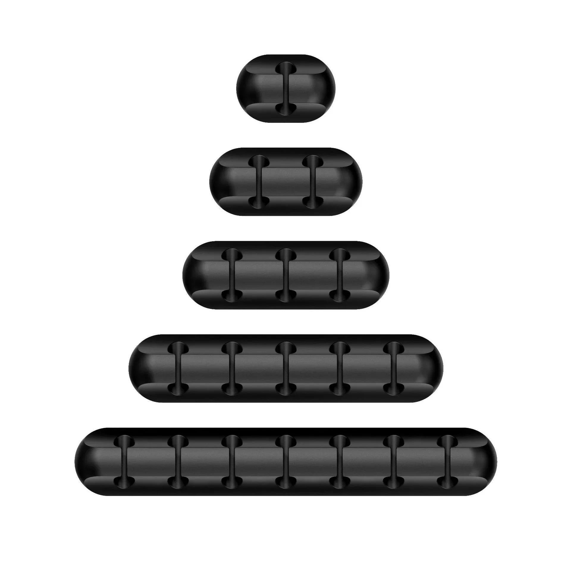 Organisateur de Câbles en Silicone - Clips Range-Câbles Bureau