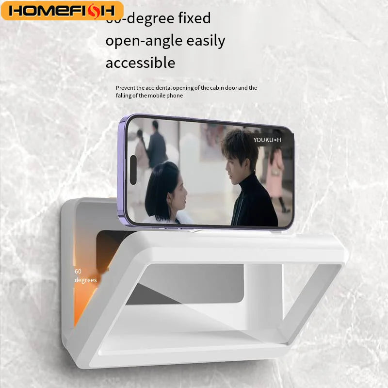 Fixed Universal Waterproof and Anti-fog Mobile Phone Case for Bathroom Shower Phone Holder Waterproof Can Touched Shower Phone