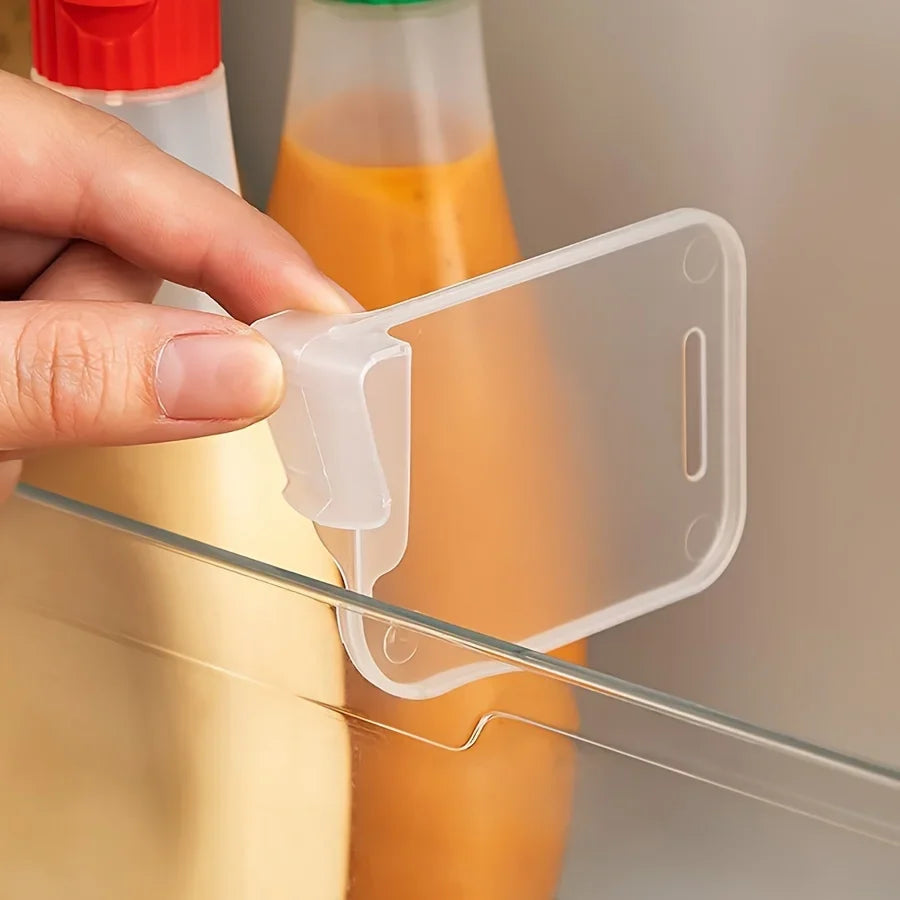 Séparateurs de Réfrigérateur Transparents - Diviseurs Ajustables pour Frigo & Placards