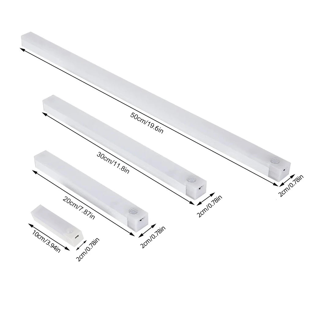 Ruban LED Rechargeable à Détecteur de Mouvement - Éclairage Placard & Escalier