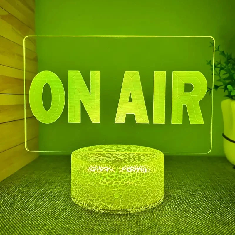 Lampe Néon 3D LED "Good Vibes" - Veilleuse Déco Salon & Fête