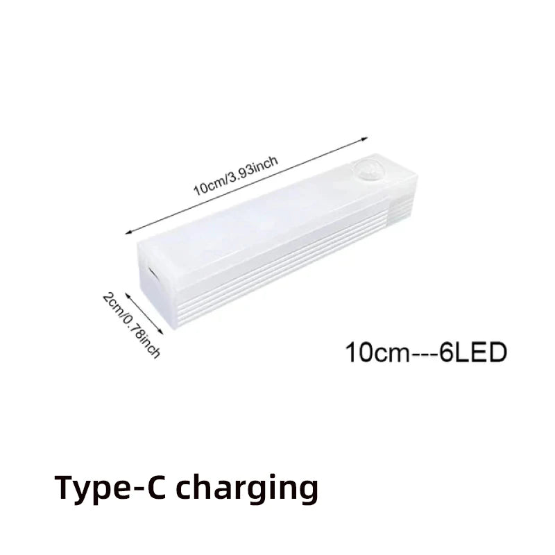 Ruban LED Rechargeable à Détecteur de Mouvement - Éclairage Placard & Escalier