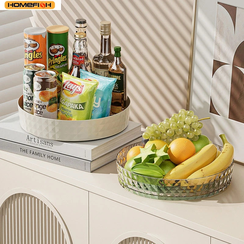 Rangement de Cuisine Rotatif 360° - Organisateur Épices & Condiments