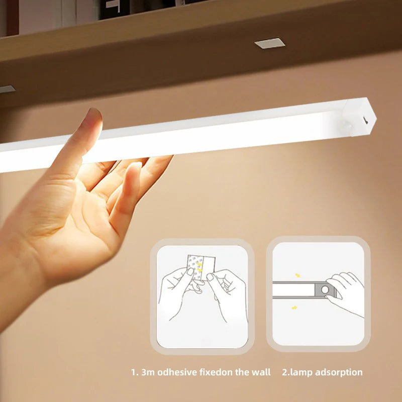 Ruban LED Rechargeable à Détecteur de Mouvement - Éclairage Placard & Escalier