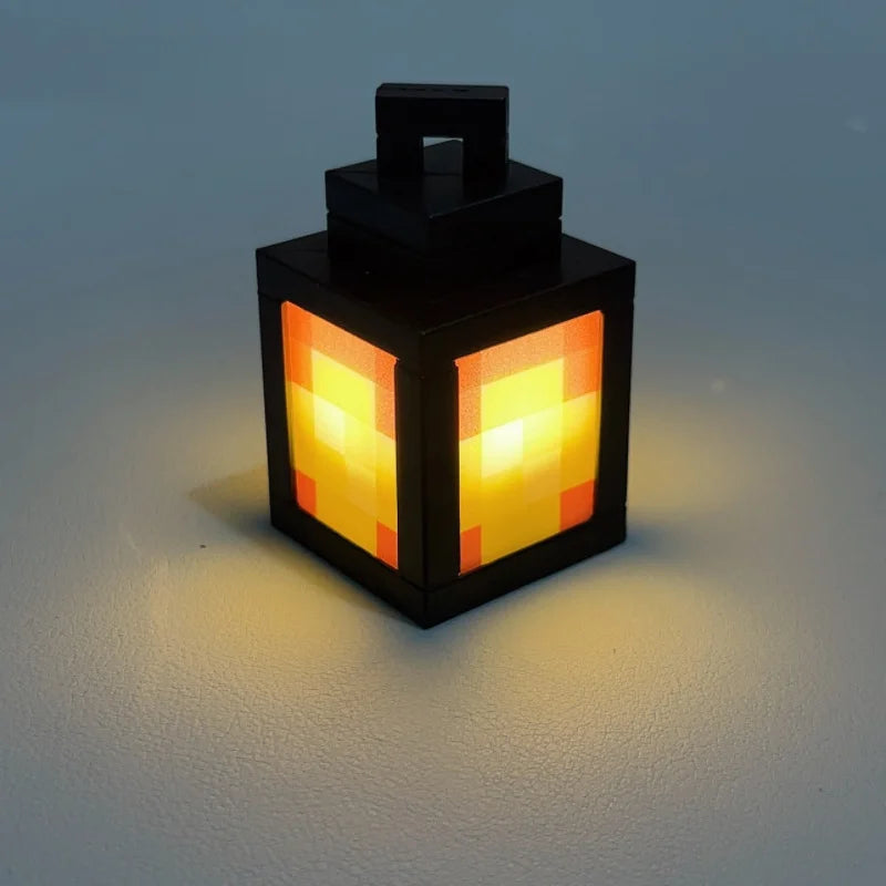 Lanterne Pixel LED Portable - Veilleuse d'Ambiance 16 Couleurs