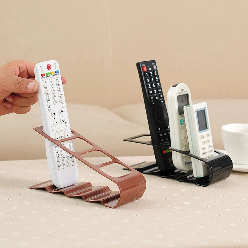 Organisateur de Télécommandes 4 Compartiments - Rangement de la Bureau Créatif