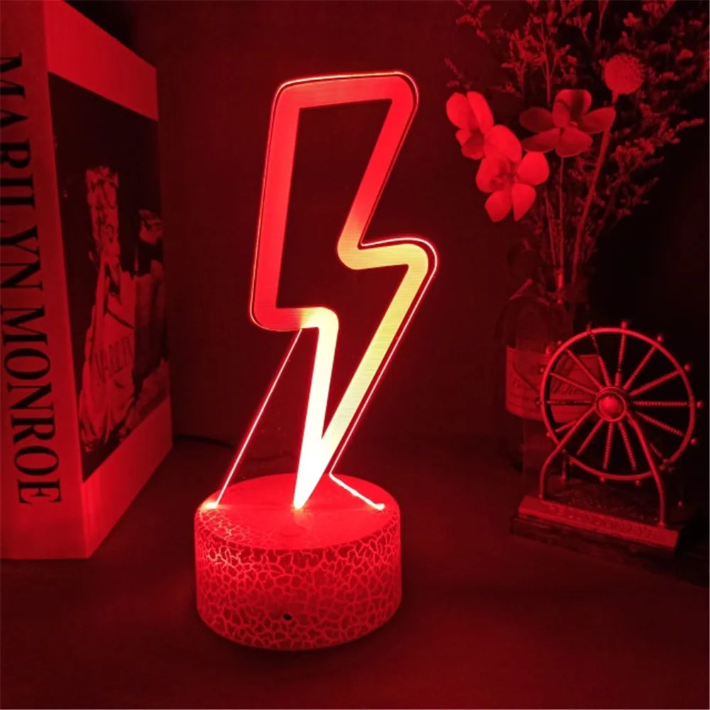 Lampe Néon 3D LED "Good Vibes" - Veilleuse Déco Salon & Fête