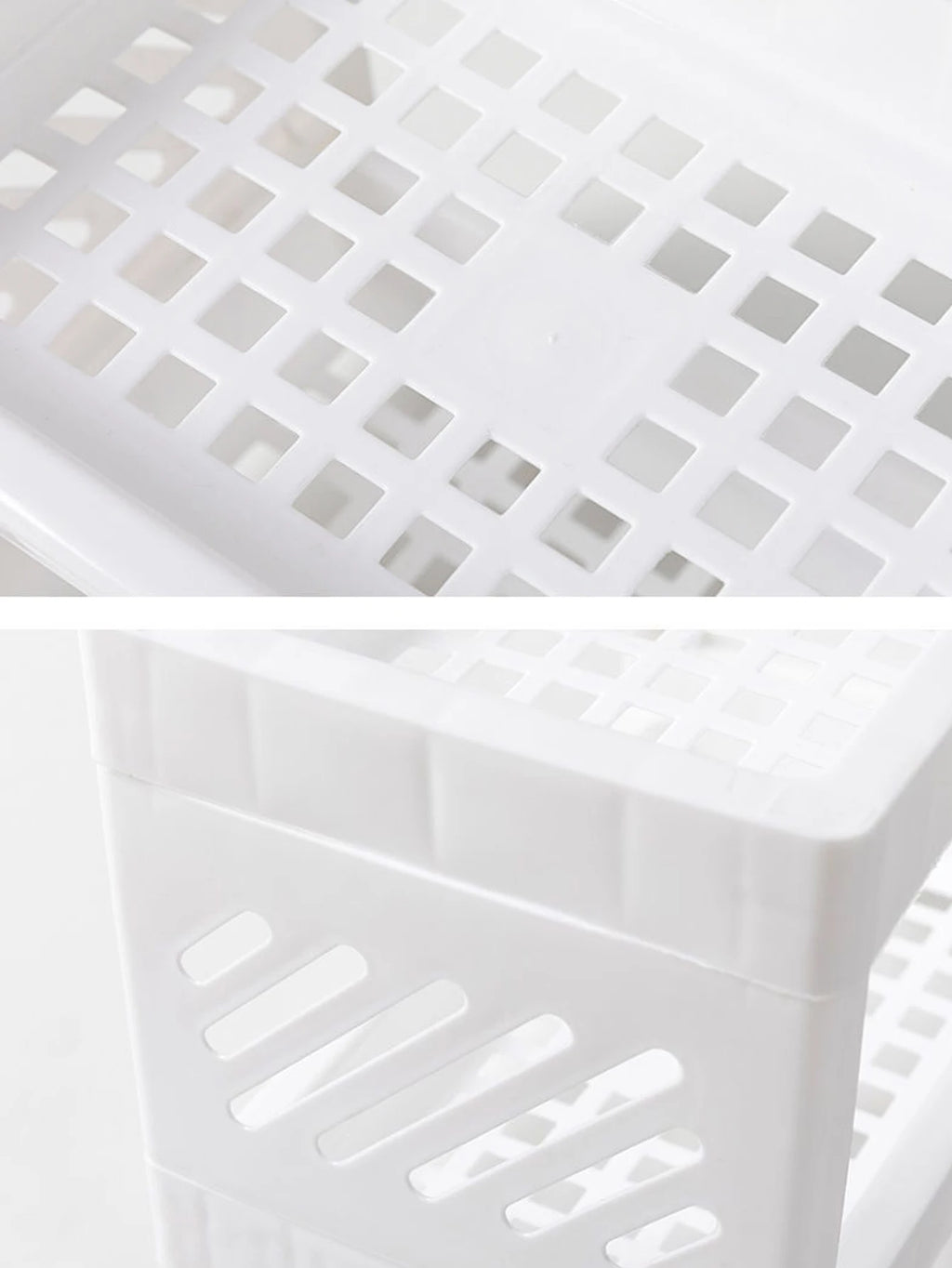 Rangement de Bureau 2 Niveaux - Organisateur Blanc Multi-Usage