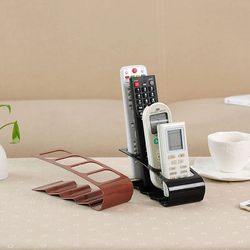 Organisateur de Télécommandes 4 Compartiments - Rangement de la Bureau Créatif